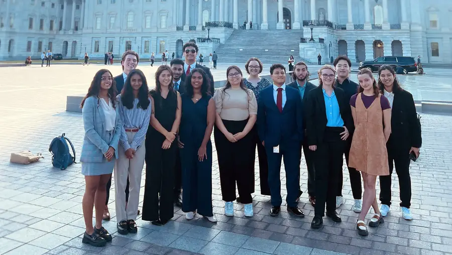 A group photo in Washington, D.C. 