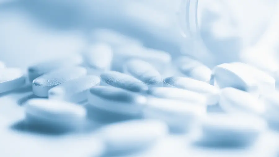 Pile of pharmaceutical tablets