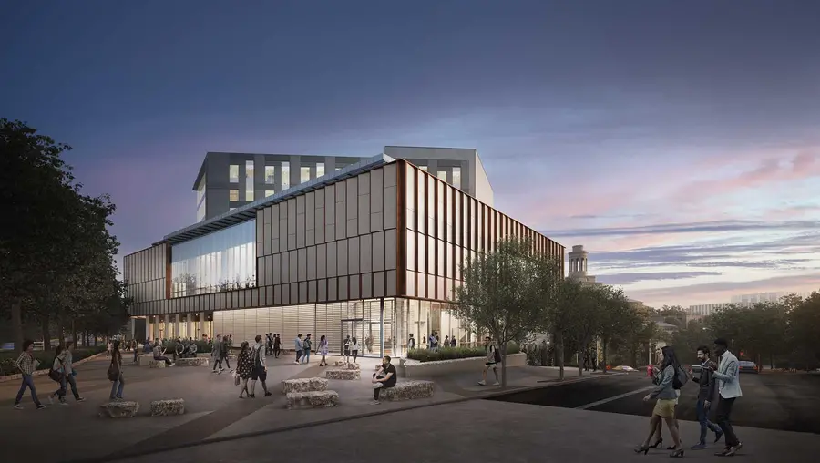 A rendering of the Richard King Mellon Hall of Sciences